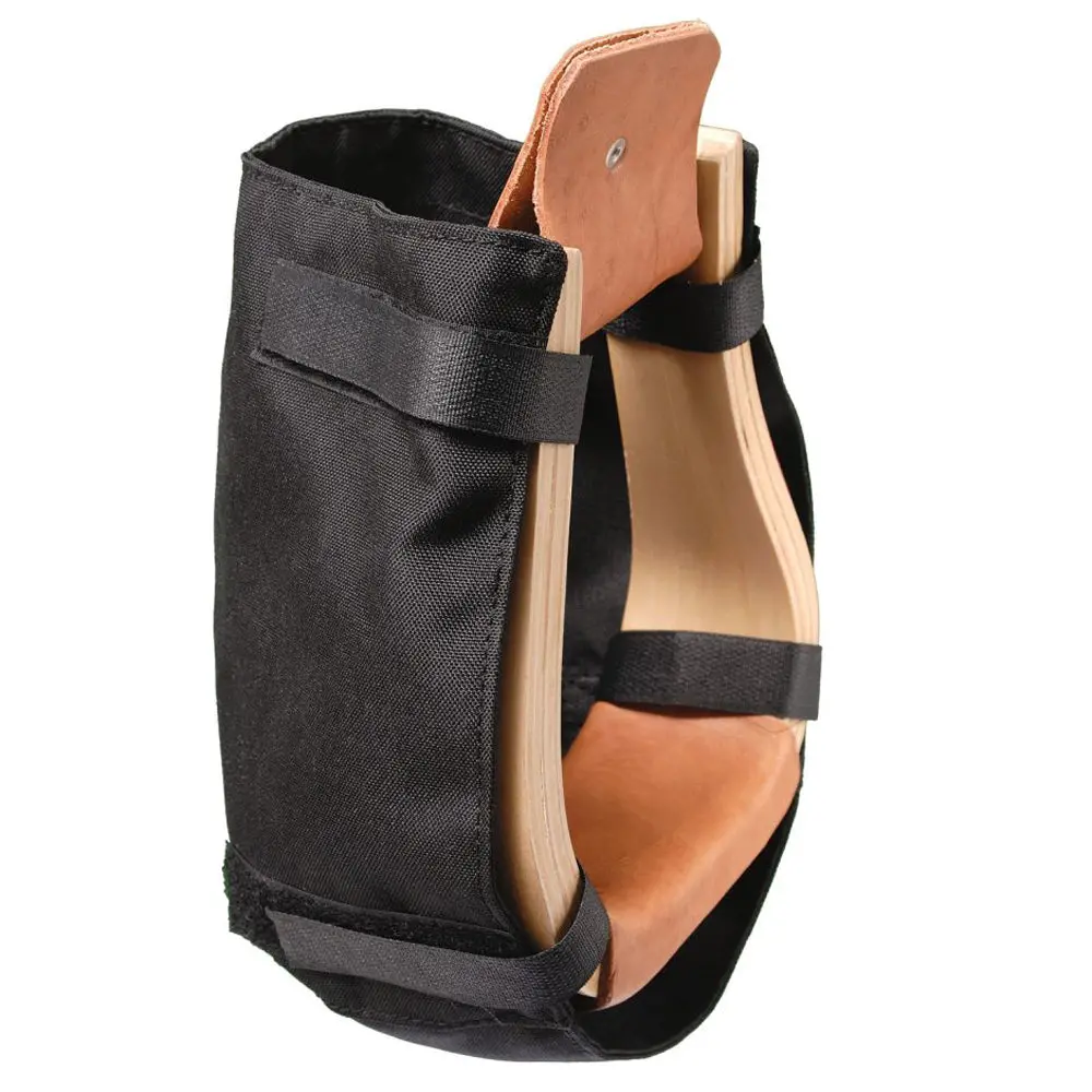 Tough 1 Nylon Western Horse Stirrups Pair Black Covers Quick Grip Straps 1