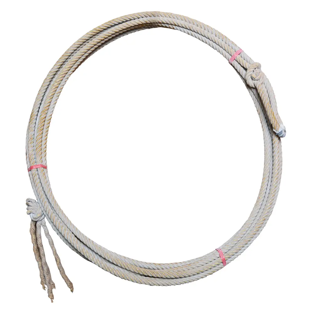 Dub Grant Calf Rodeo Rope White 3 Type Poly 1