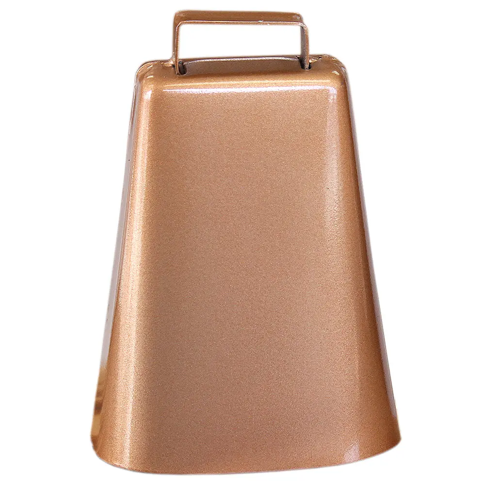 5" Hilason Western Pro Rodeo Junior Cow Bull Riding Kentucky Rope Bell Copper 1