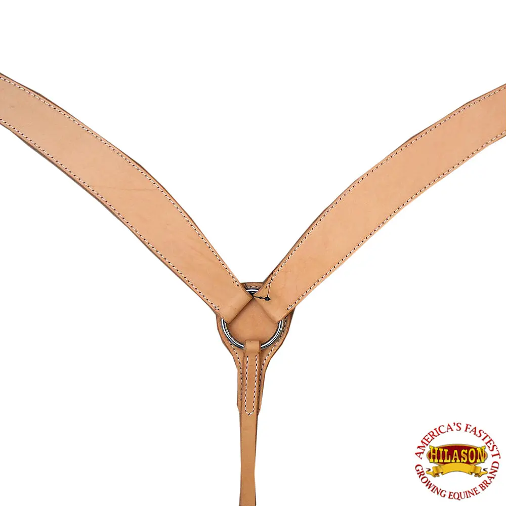 Hilason Western American Leather Horse Breast Collar Tan 1