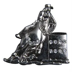 Hilason Screw Back Concho 1.5 In Barrel Racer Nickle Plated Saddle | Western Belt Slotted Conchos 1