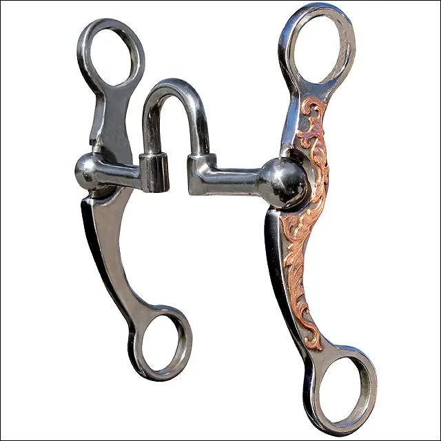 6" Professional Choice Correction Stockman Horse Bit 5 1/4 In Mouth 1