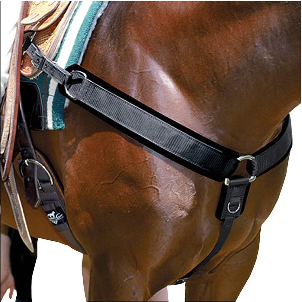 Professionals Choice Equine Neoprene Breast Collar (Universal Size, Black) 1