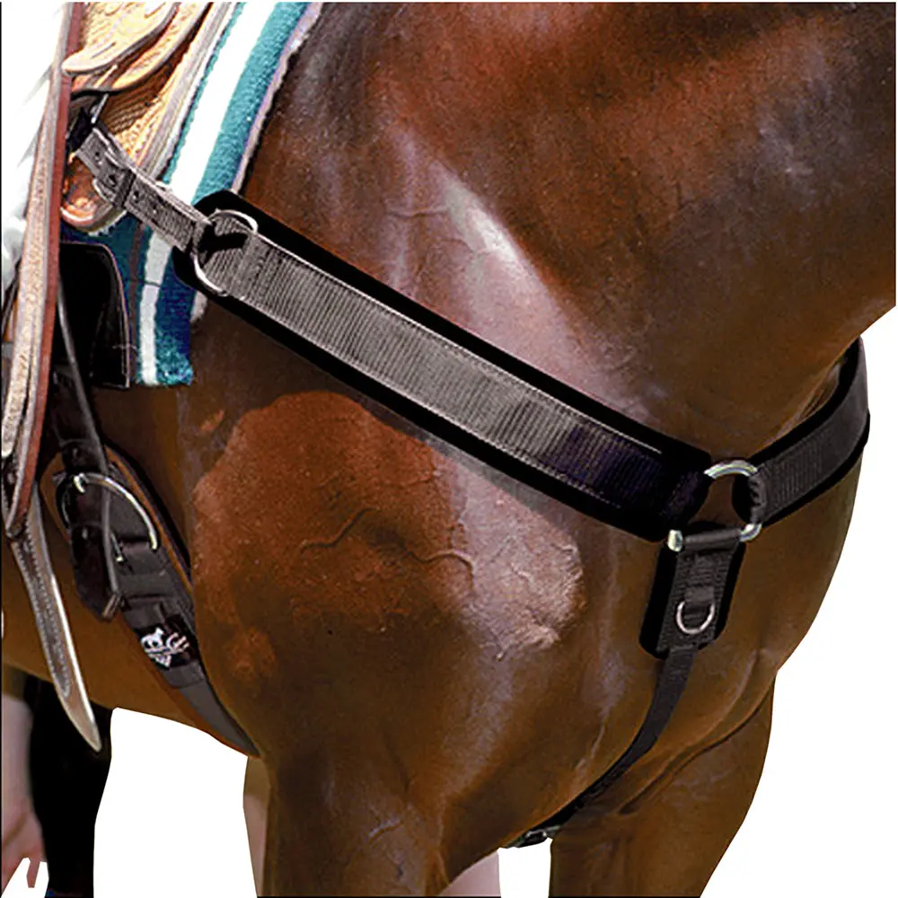 Professionals Choice Equine Neoprene Breast Collar (Universal Size, Brown) 1