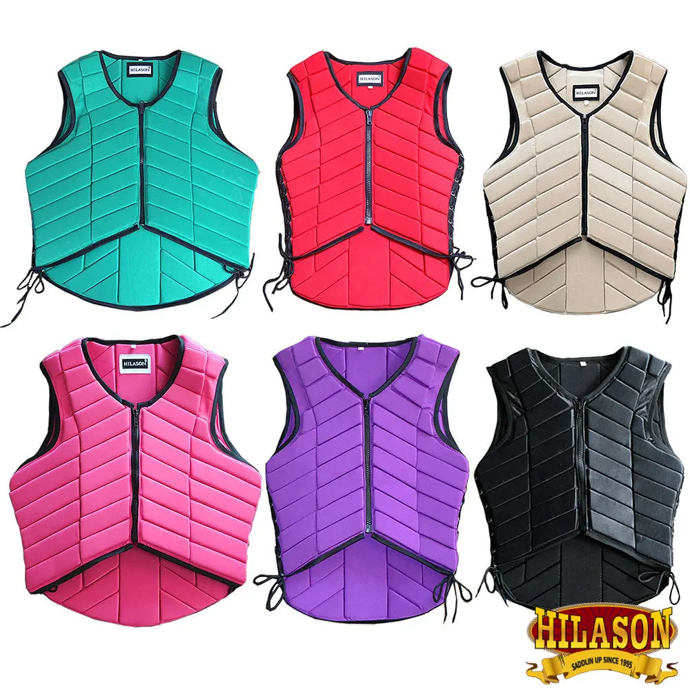 Equestrian Horse Riding Vest Safety Protective Hilason Adult Eventing 1