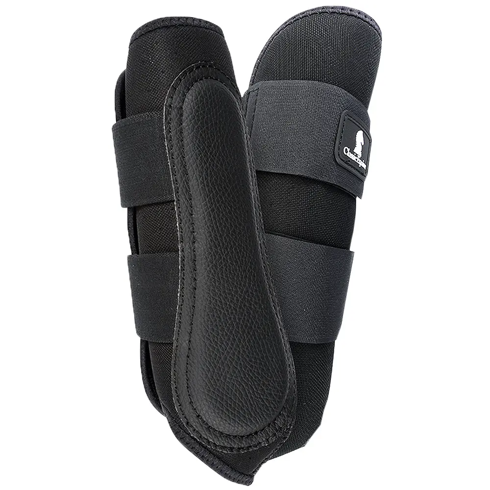 Classic Equine Airwave Ez Wrap Ii Splint Pad Horse Leg Hind Boots Pair Black 1