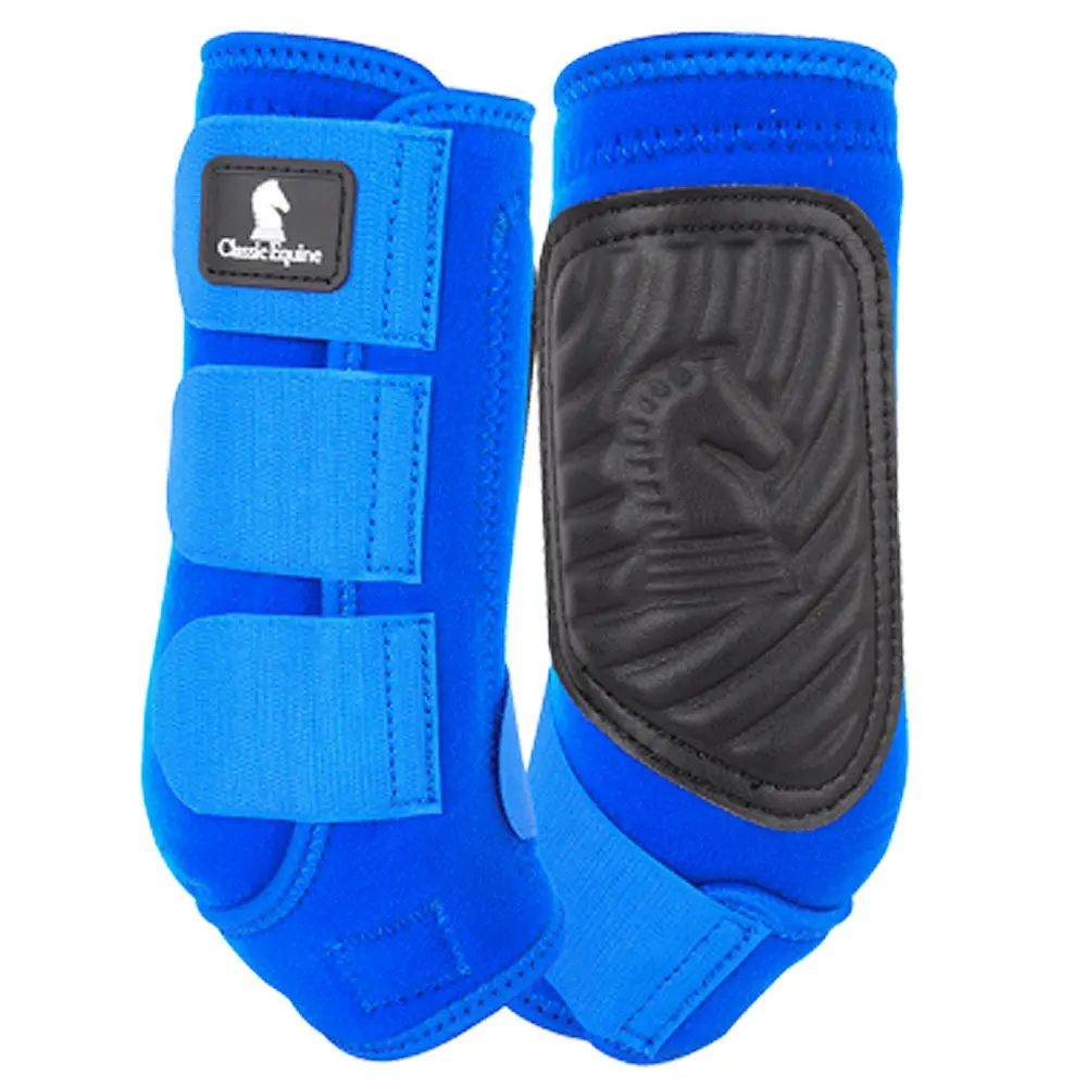 Classic Equine Classicfit Neoprene Horse Front Leg Boots Pair Purple 2