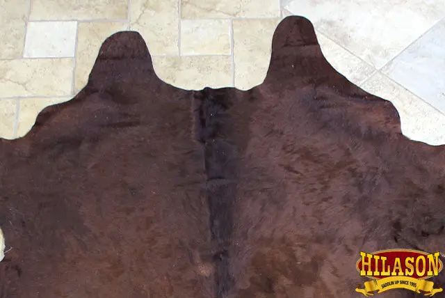 7 Ft X 7 Ft Premium Cowhide Rug Skin Area Carpet Hair On Leather From Brazil 2