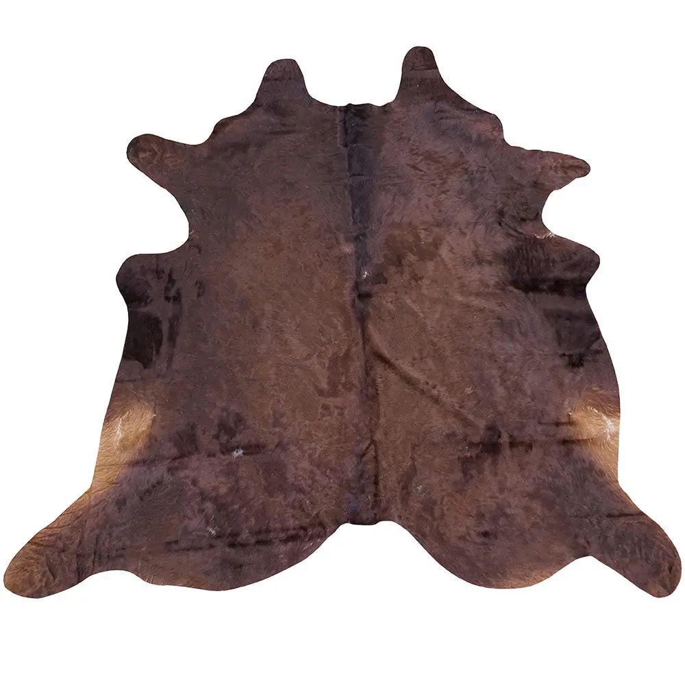 7 Ft X 7 Ft Premium Cowhide Rug Skin Area Carpet Hair On Leather From Brazil 1