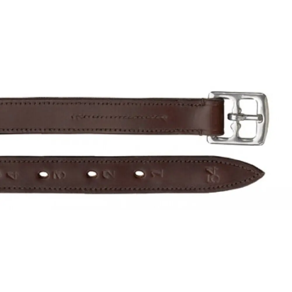 7/8" Camelot Lined Horse Stirrup Leathers Include Stainless Hardware Brown 1