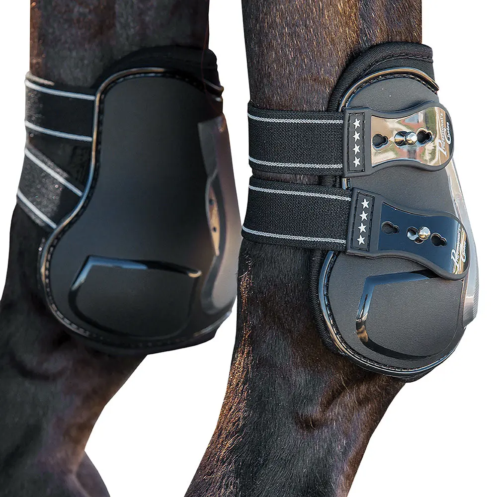 Professionals Choice Boots Tendon Tpu One Size Rear Black Asrb200 1
