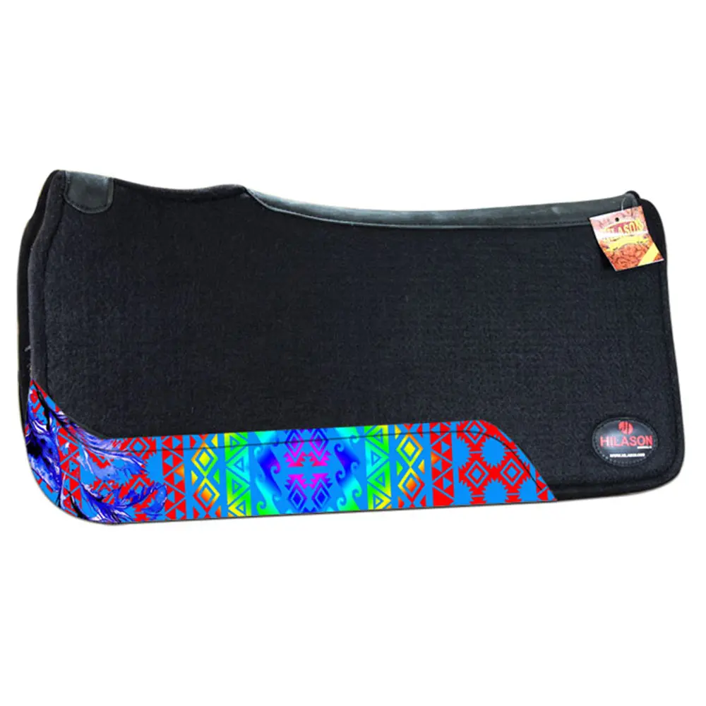 Hilason 31 In X 30 In Western Horse 100% Wool Felt Saddle Pad 4