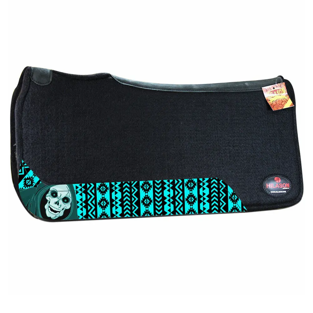 Hilason 31 In X 30 In Western Horse 100% Wool Felt Saddle Pad 34