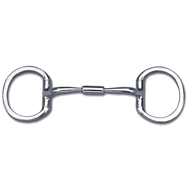 5" Toklat Myler Eggbutt W/ Stainless Steel Comfort Snaffle Mouthbit Wide Barrel 1