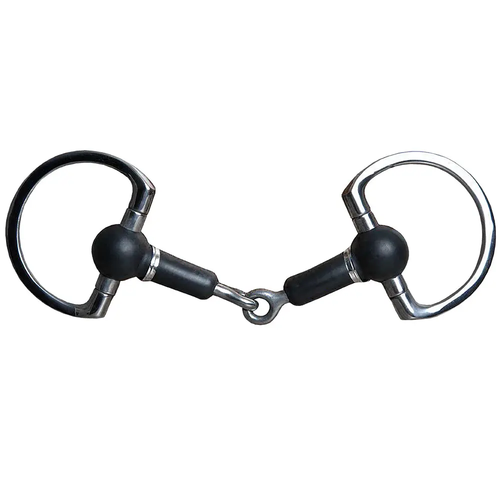5" Hilason Western Racing Dee Ring Lightweight Horse Mouth Bit 1
