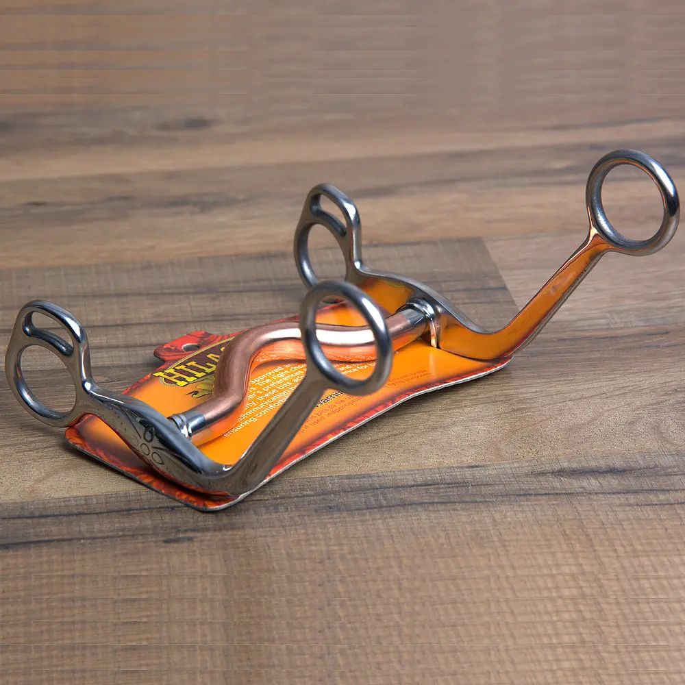 5" Hilason Western Stainless Steel Horse Copper Mouth Grazing Bit 1