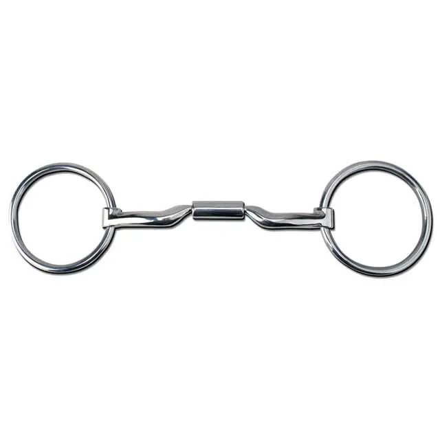 5 1/4" Toklat Myler Loose Ring Stainless Steel Low Port Mb 04 Horse Mouth Bit 1