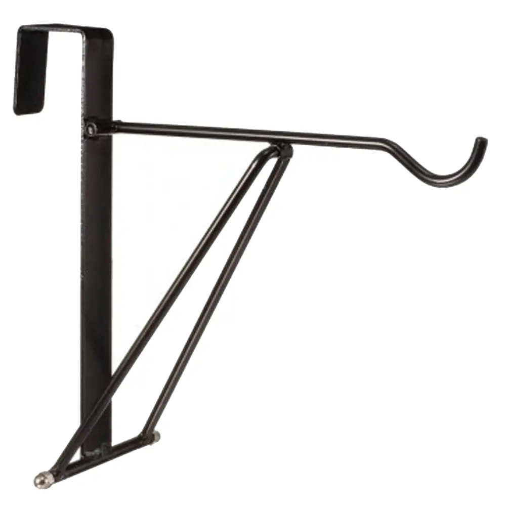 Tough 1 Portable Metal Collapsible Foldable Hanger For Bridle Halter Tack Black 1