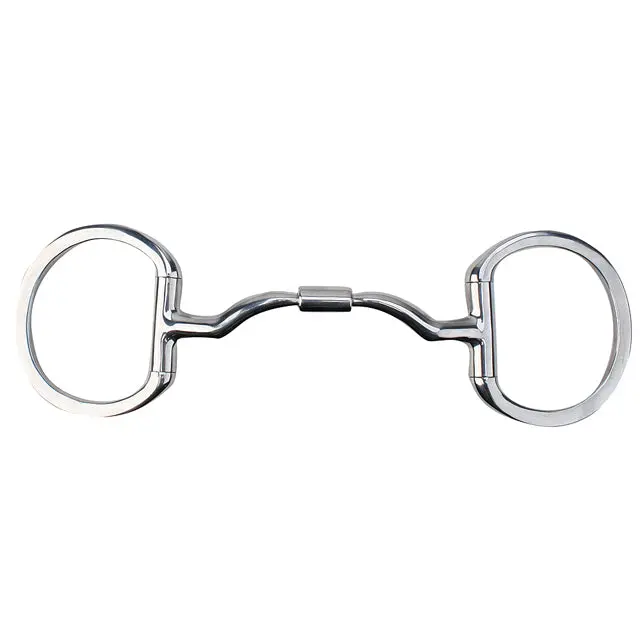 5" Myler Eggbutt Without Hooks With Wide Ported Barrel Horse Mouth Bit 1