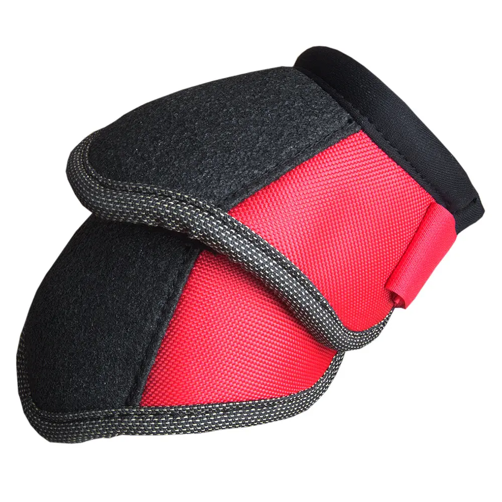 Relentless Dynamic Edge Horse Leg Protection Bell Boots Pair Red 1