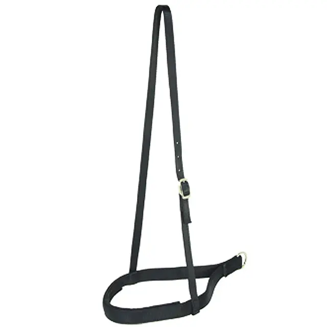 Hilason Western Double Ply Horse Nylon Noseband Black 1