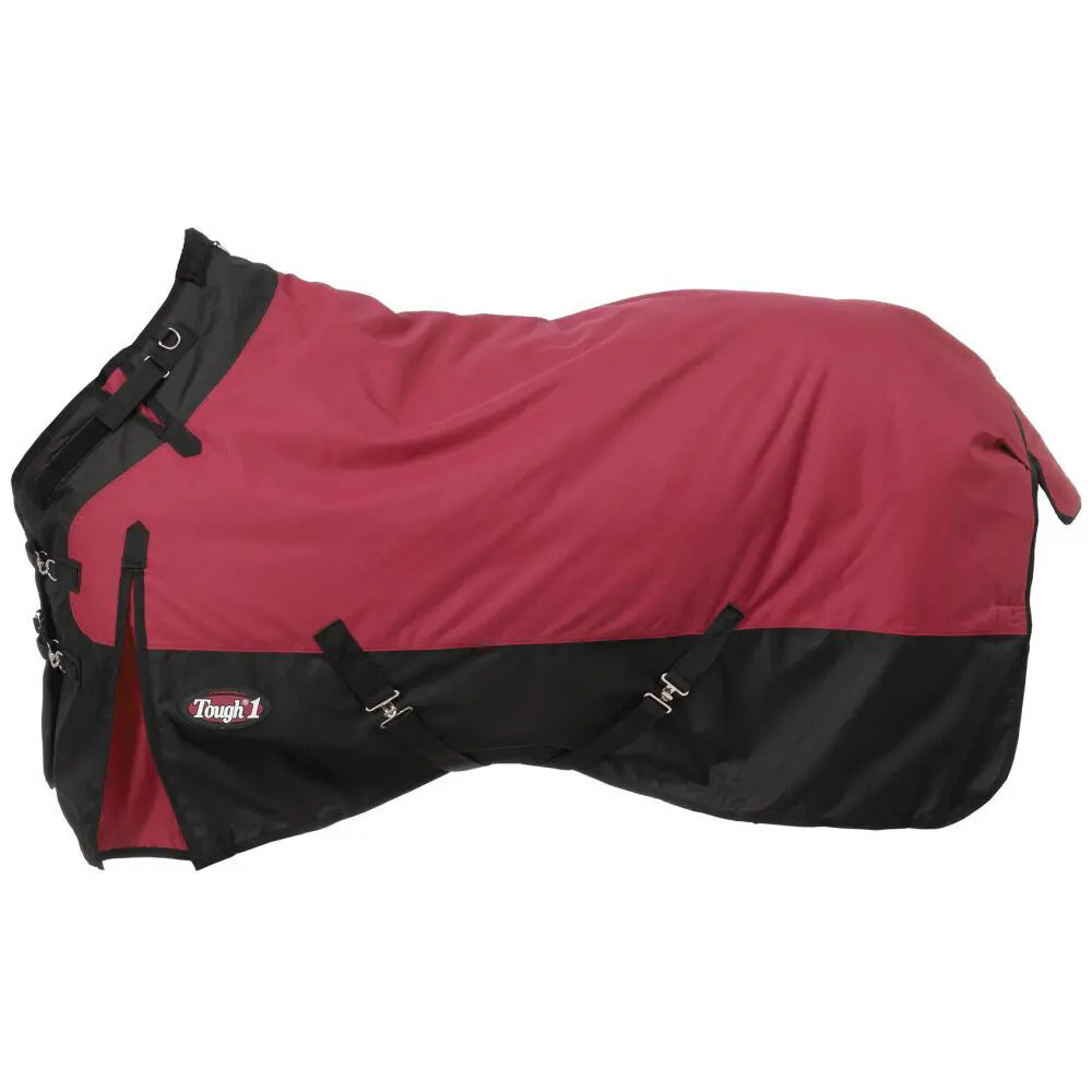 81" Tough-1 1200D Waterproof Poly Turnout Blanket Adjustable Snuggit Neck 1