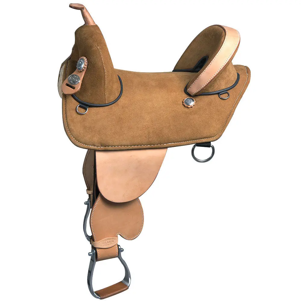 15 Treeless Western Trail Barrel Racing American Leather Saddle Hilason 1