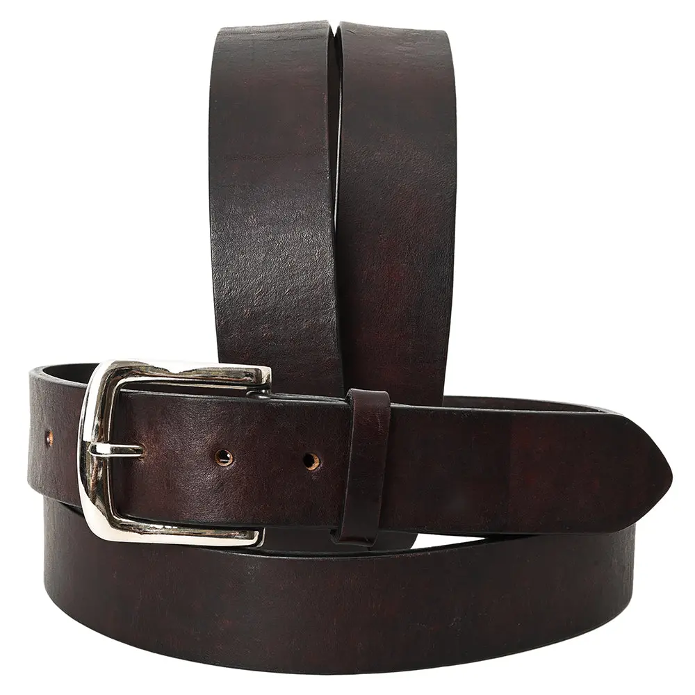 Hilason Western Genuine Leather Belt For Men Women Cowboy Cowgirl Handmade Unisex Full Grain Heavy Duty Jeans 1