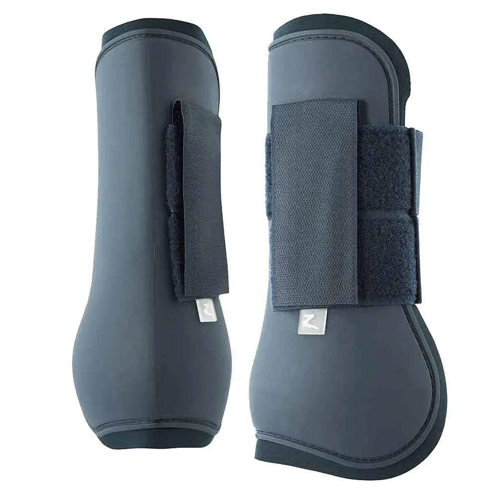 Horze Chicago Tendon Boots Black Iris Dark Blue Pony Size 1