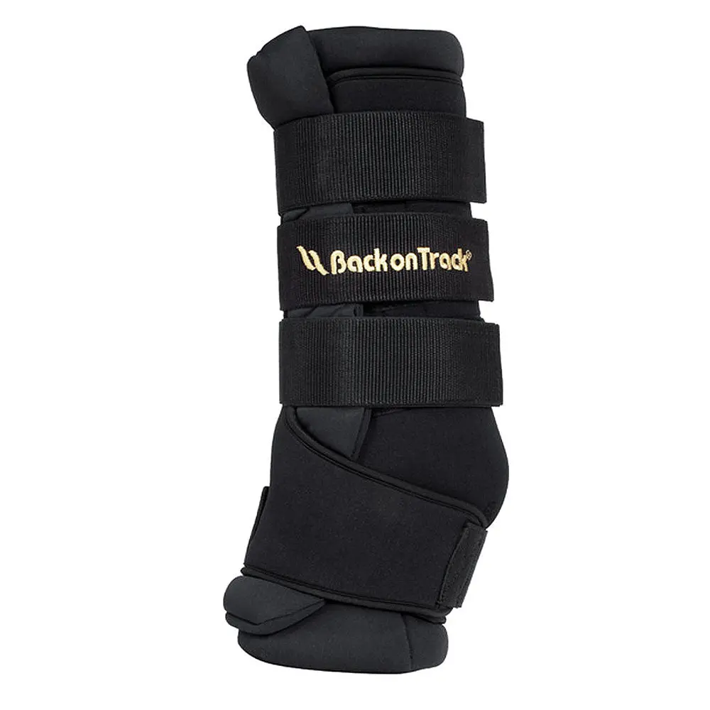 16" Back On Track Horse Leg Injury Swelling Pain Relief Royal Quick Wraps Pair 1