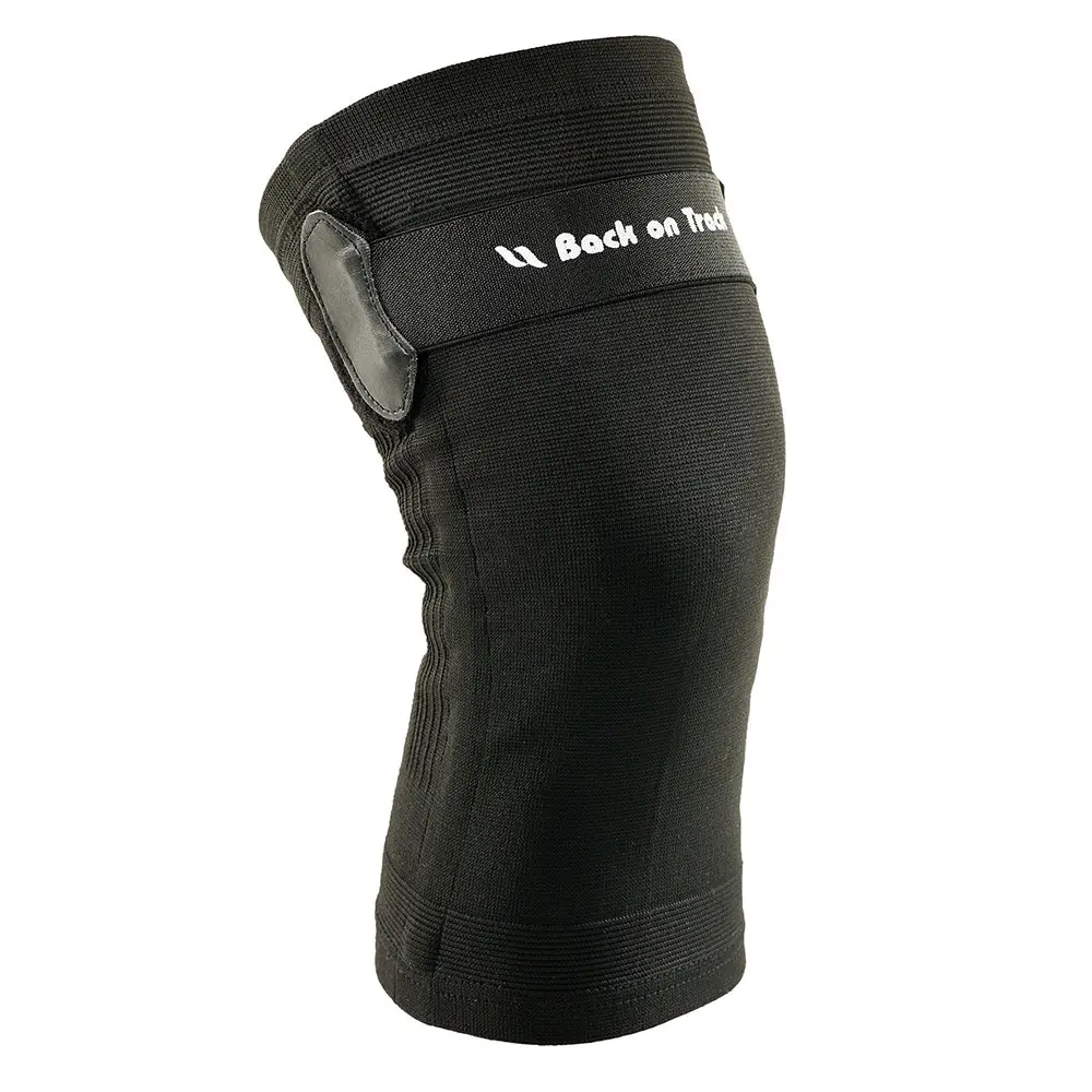 Med Back On Track Pain Relief Warmth Comfortable Knee Brace Strap Black 1