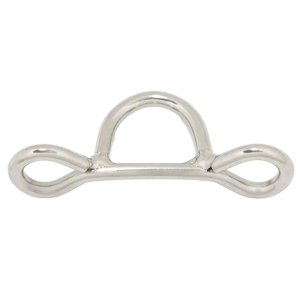 Hilason 1" Tie Down 5Mm Stainless Steel Nickel Plated Horse Barn Supplies 1