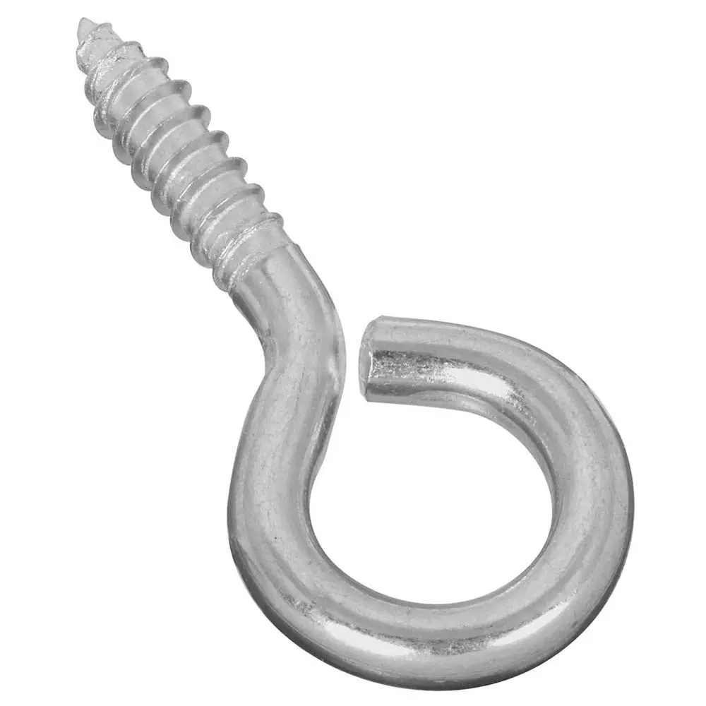 Hilason Western Horse Tack Carbon Steel Wire Screw Eye Zinc Plated 1