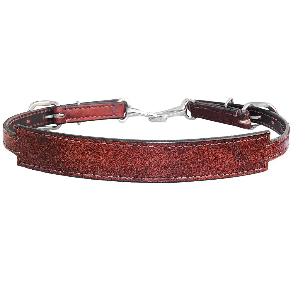 Hilason Horse Adjusts 24" - 27" Size Leather Breast Collar Wither Strap 2