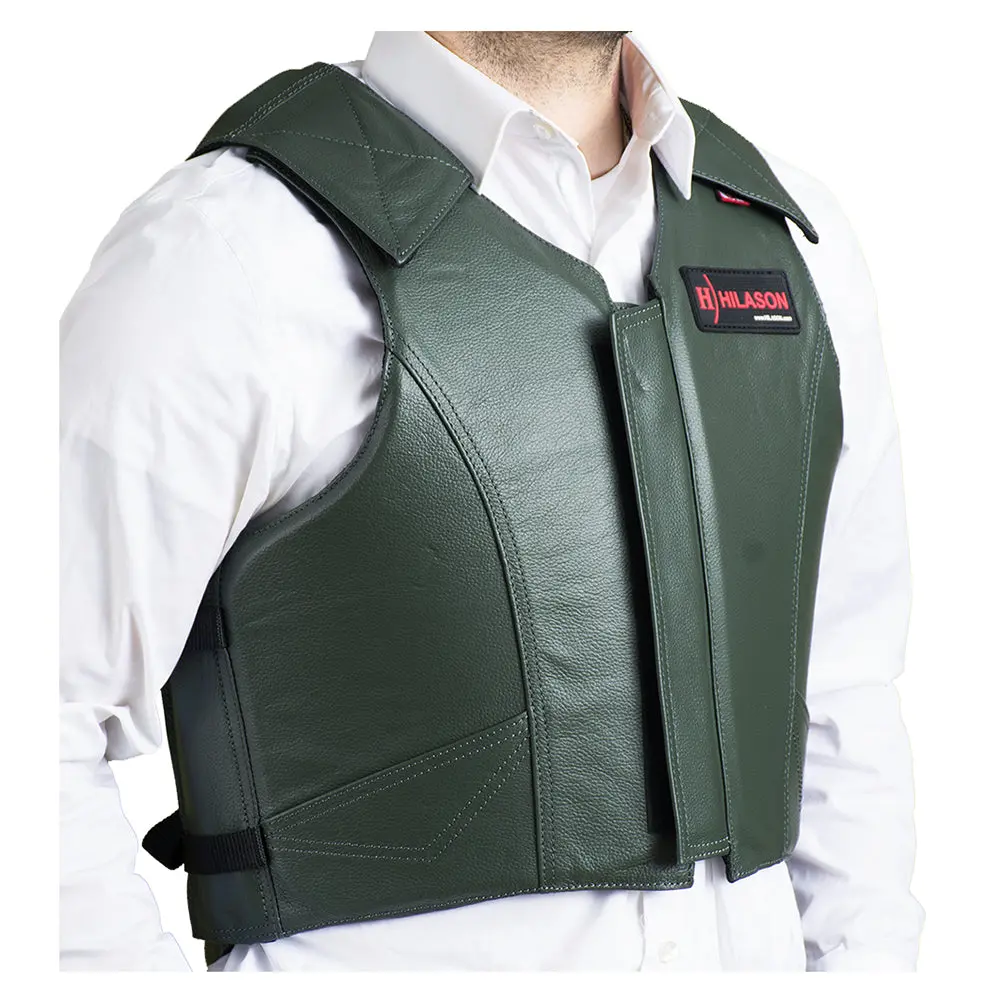Bull Riding Vest Hilason Bull Pro Rodeo Leathergear Equipment 1