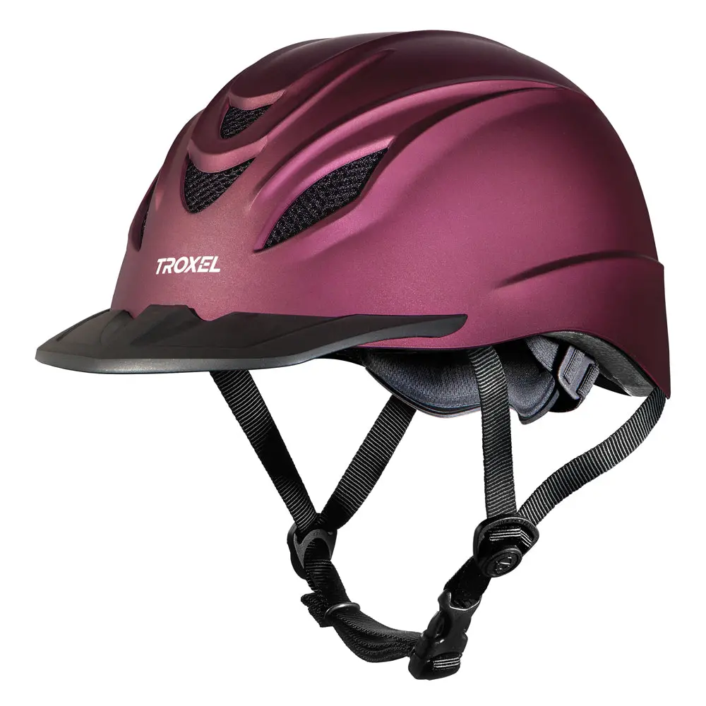 Troxel Intrpid Duratec Finish Low Profile Horse Riding Helmet Mulberry 1