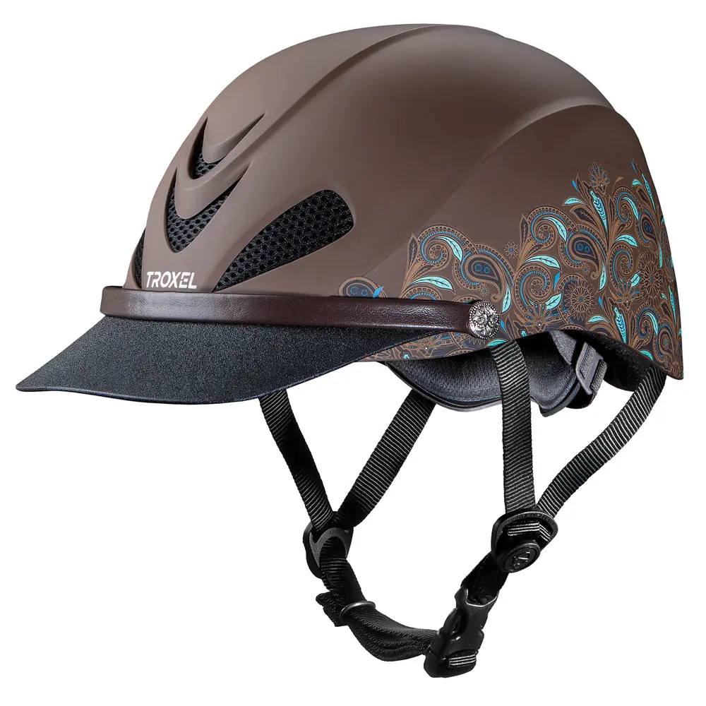 Troxel Sure Fit Pro Dakota Hat Band Horse Riding Helmet Turquoise 3