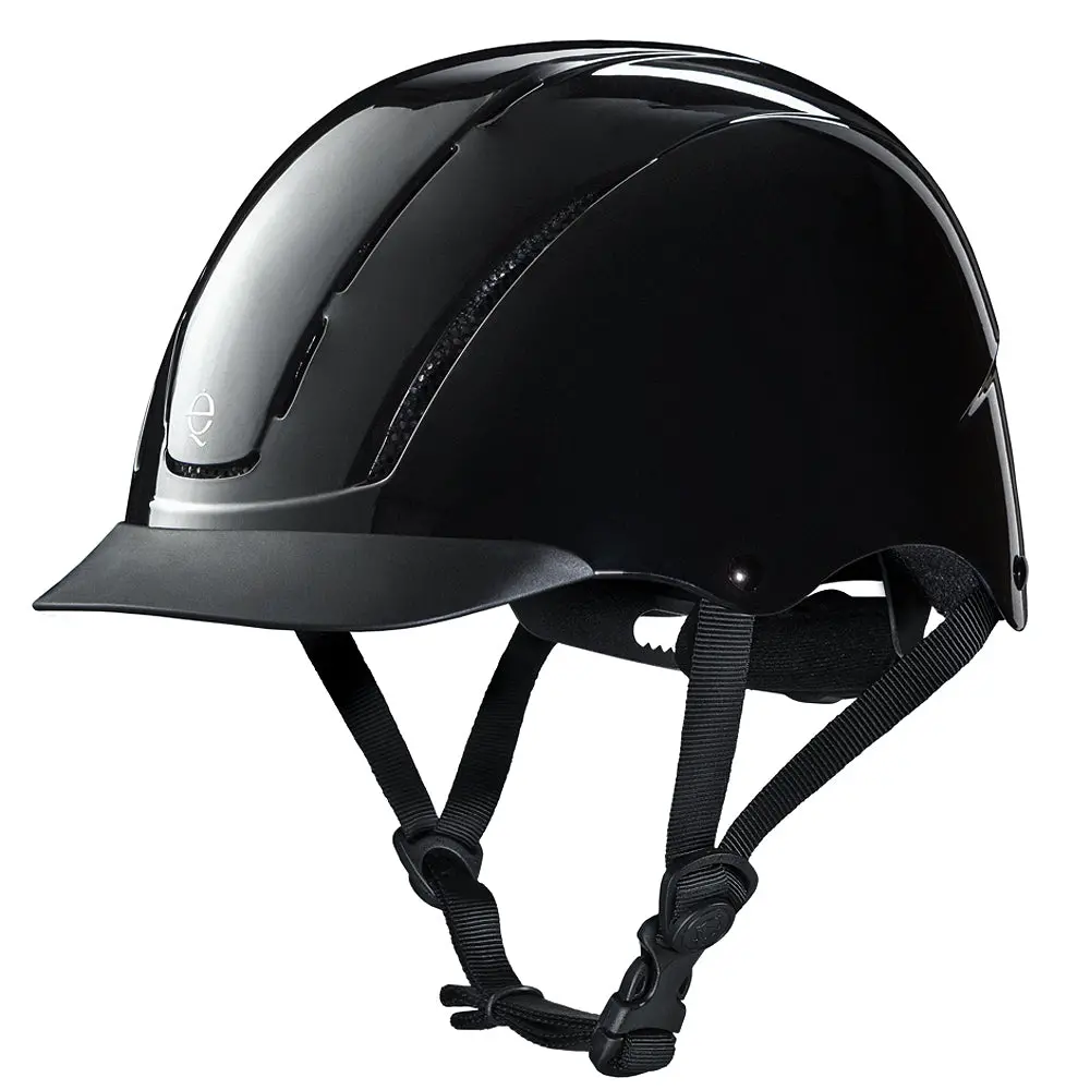 Troxel Dialfit Low Profile Flipfold Spirit Horse Riding Helmet Black 1