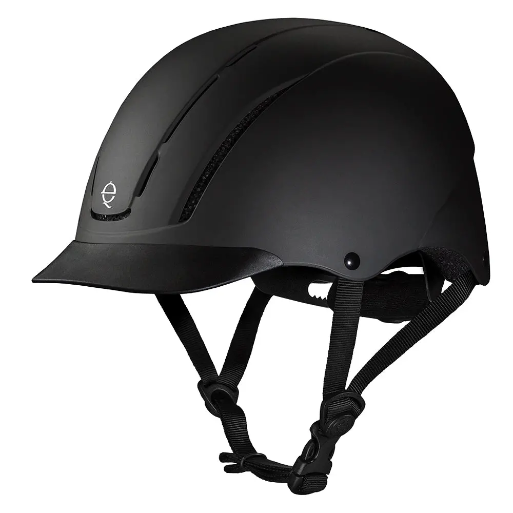 Troxel Dialfit Low Profile Spirit Horse Riding Helmet Black Duratec 1