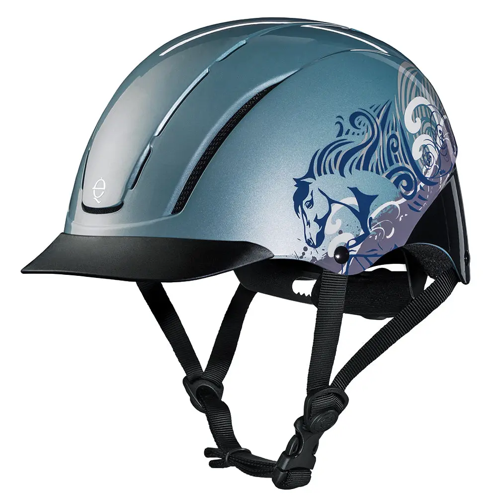 Troxel Dialfit Low Profile Spirit Horse Riding Helmet Sky Dreamscape 1