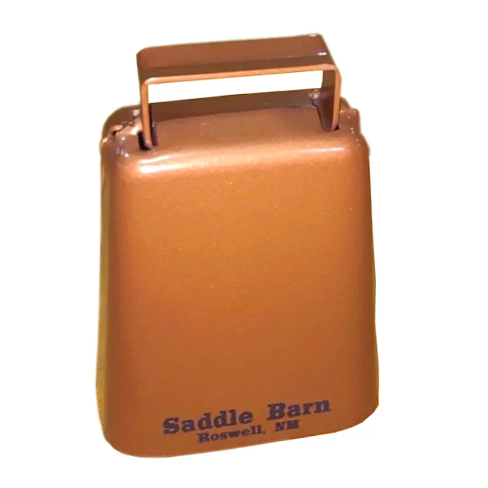 Saddle Barn Professional Copper Cowbell Roswell Nm Authentic Livestock Bell Heavy-Duty Steel Construction Ranch & Rodeo 1
