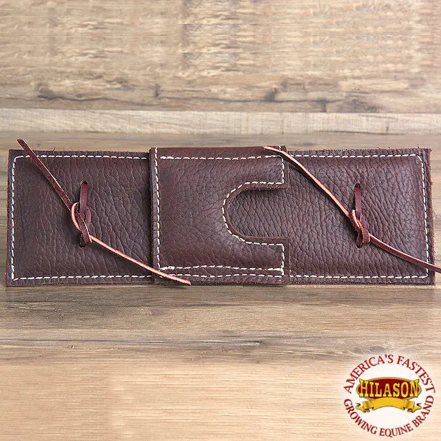Hilason Top Grain Leather Super Pro Bull Rope Pad W/ 1/2" Foam 1