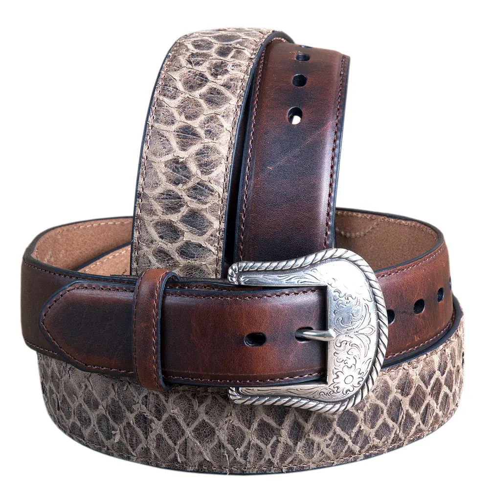40" Roper Western 1.5" Crazyhorse Distressed Leather Mens Cowboy Belt Brown 1