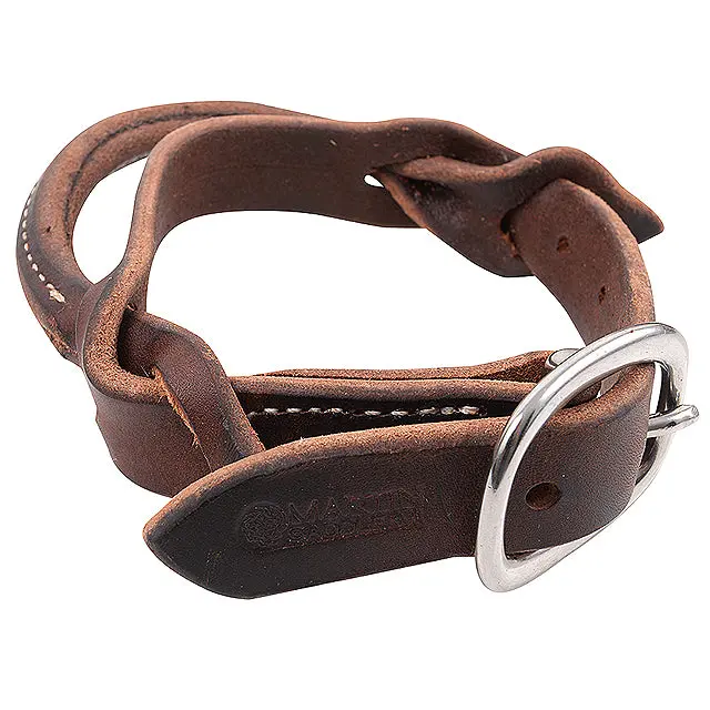 Small Classic Equine Horse Saddle Safety Leather Night Latch Adjustable Handle 1