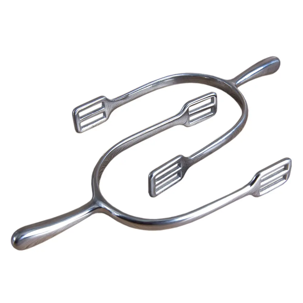 Hilason Western Long Neck Dressage Spurs W/O Straps One Size 1
