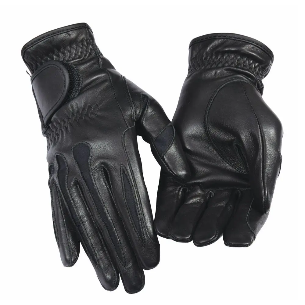 Tuffrider Ladies Stretch Leather Riding Gloves 1