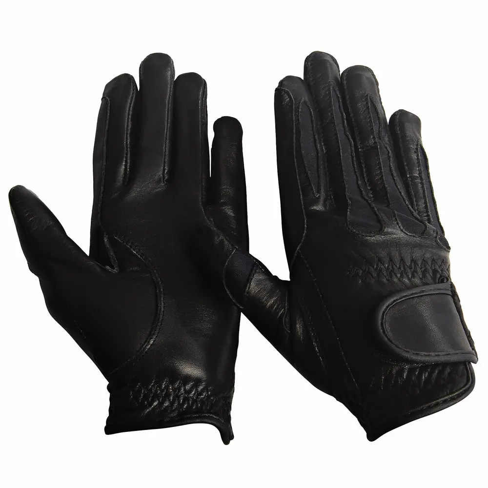 Tuffrider Children's Stretch Leather Riding Gloves 1