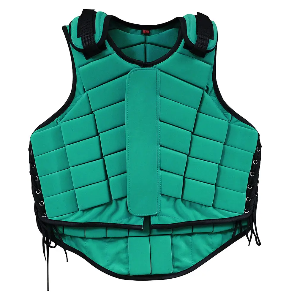 Hilason Adult Safety Equestrian Eventing Protective Protection Vest ‎Kelly Green | Horse Riding Unisex 1