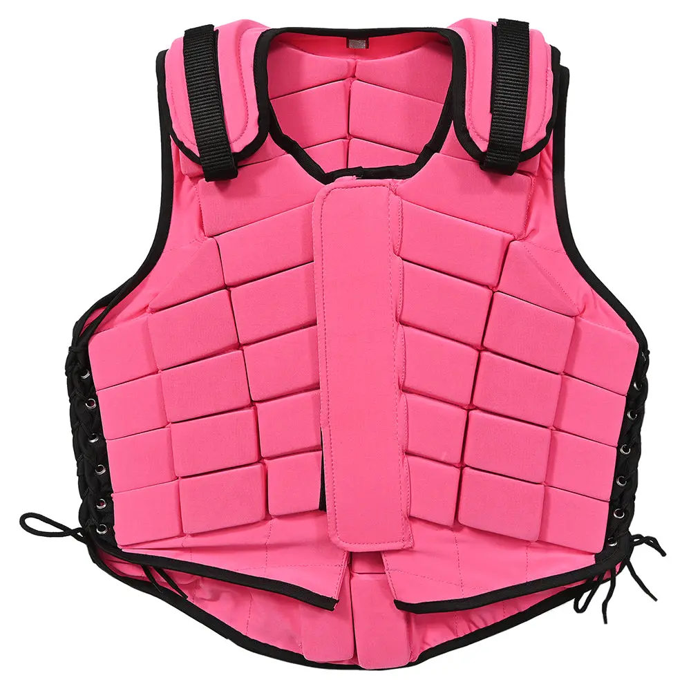 Hilason Adult Safety Equestrian Eventing Protective Protection Vest ‎Pink | Horse Riding Unisex 1