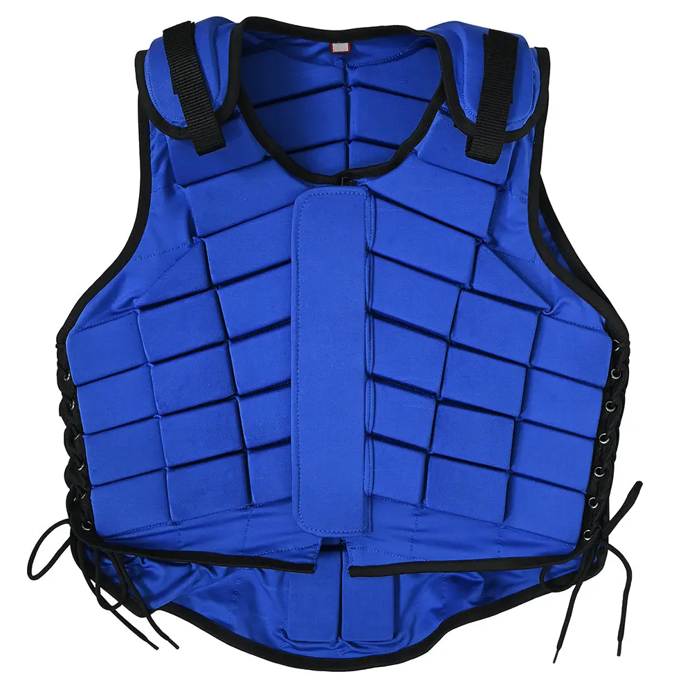 Hilason Adult Safety Equestrian Eventing Protective Protection Vest Blue | Horse Riding Unisex 1
